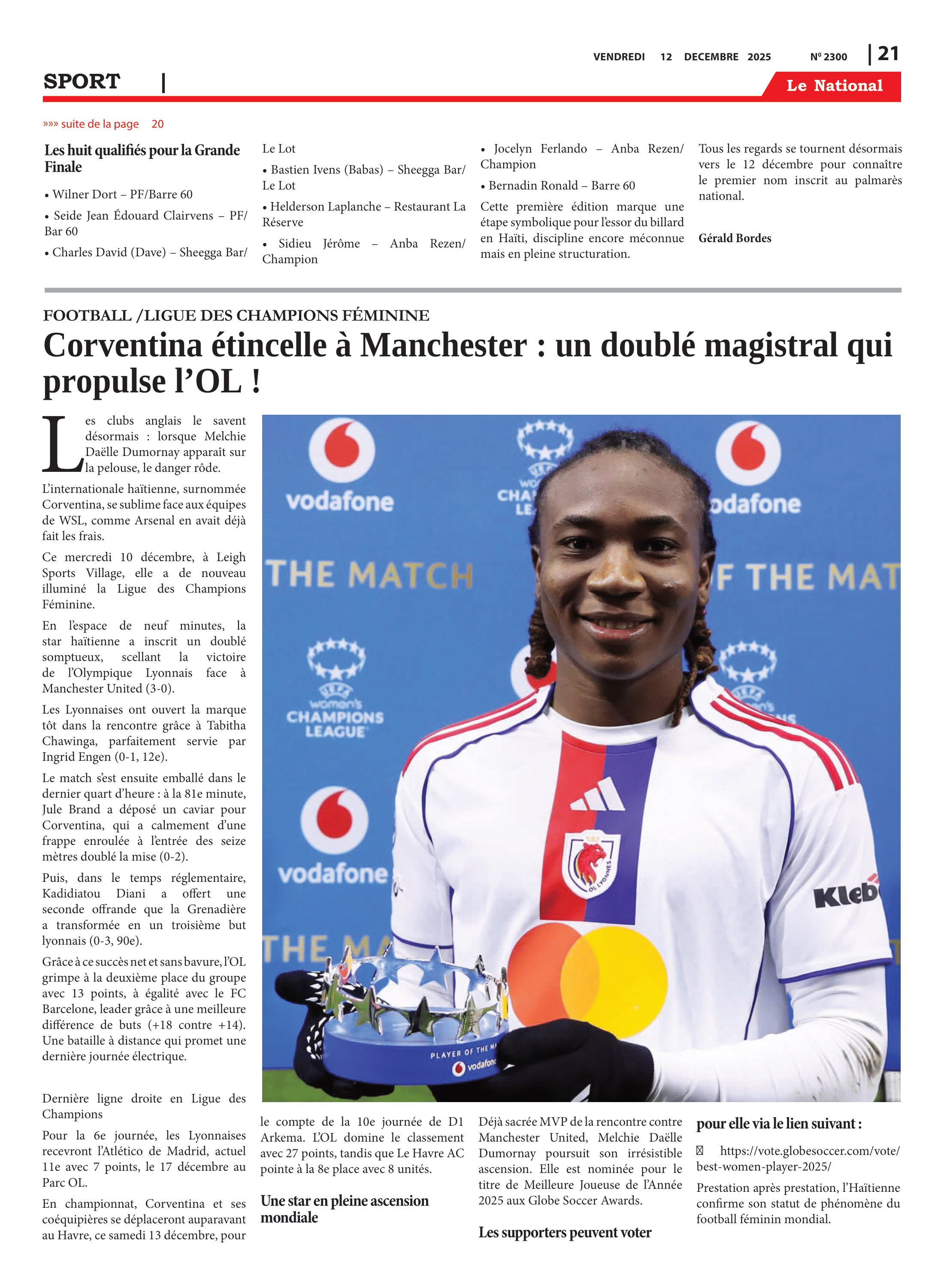 Page 20 de l'édition 2300